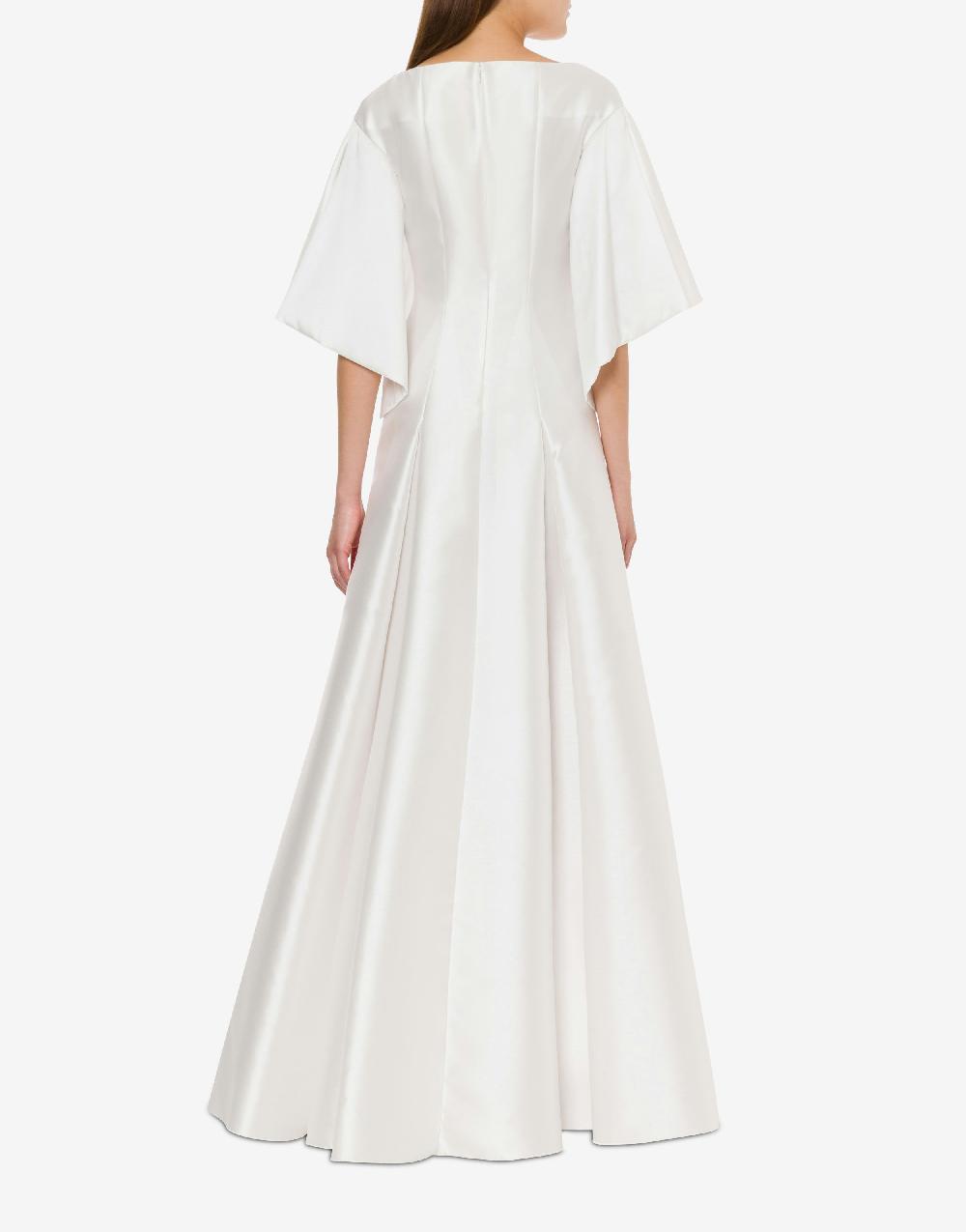 Alberta Ferretti Abito lungo in mikado Fino Al -60%