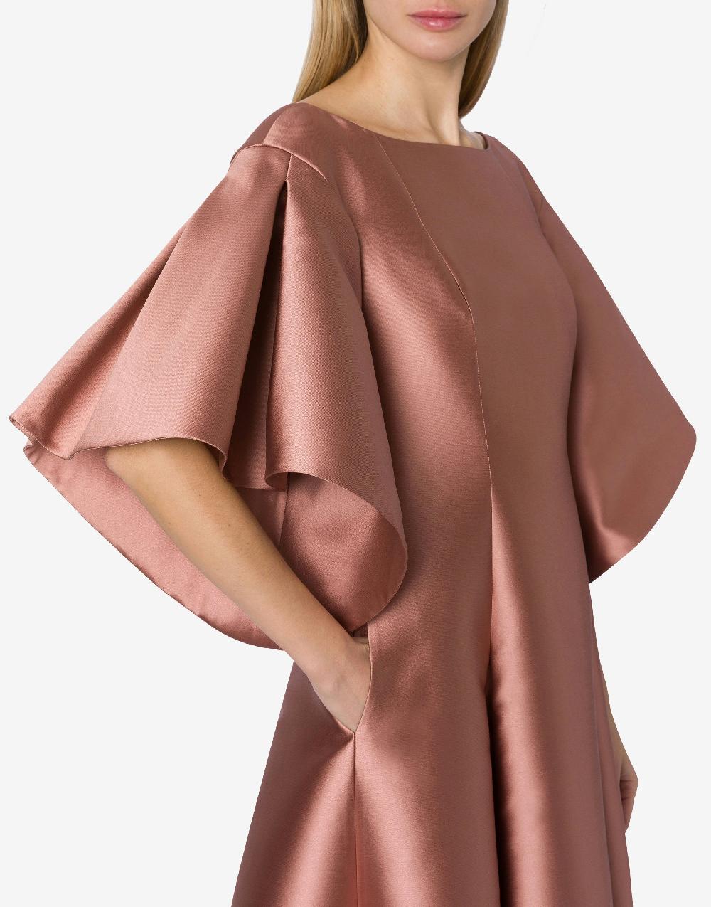 Alberta Ferretti Abito lungo in mikado Sconto