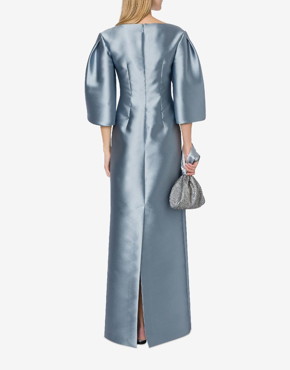 Alberta Ferretti Abito in mikado con maniche tulipano Offerta