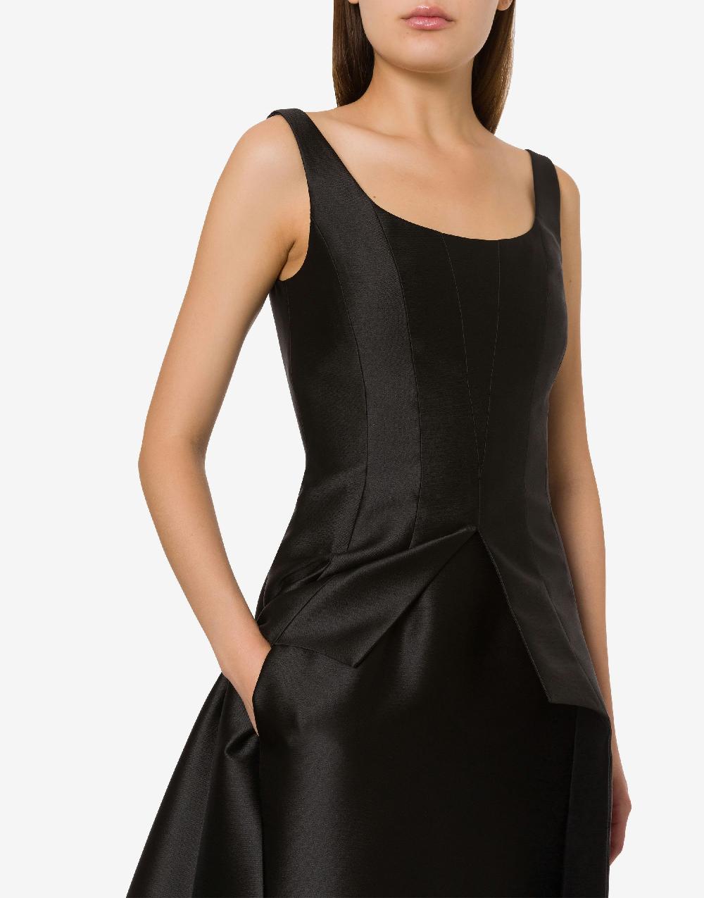 Alberta Ferretti Abito in mikado Hotsell