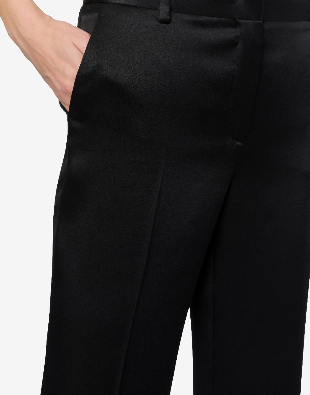 Alberta Ferretti Pantalone sartoriale in raso Vendite Flash