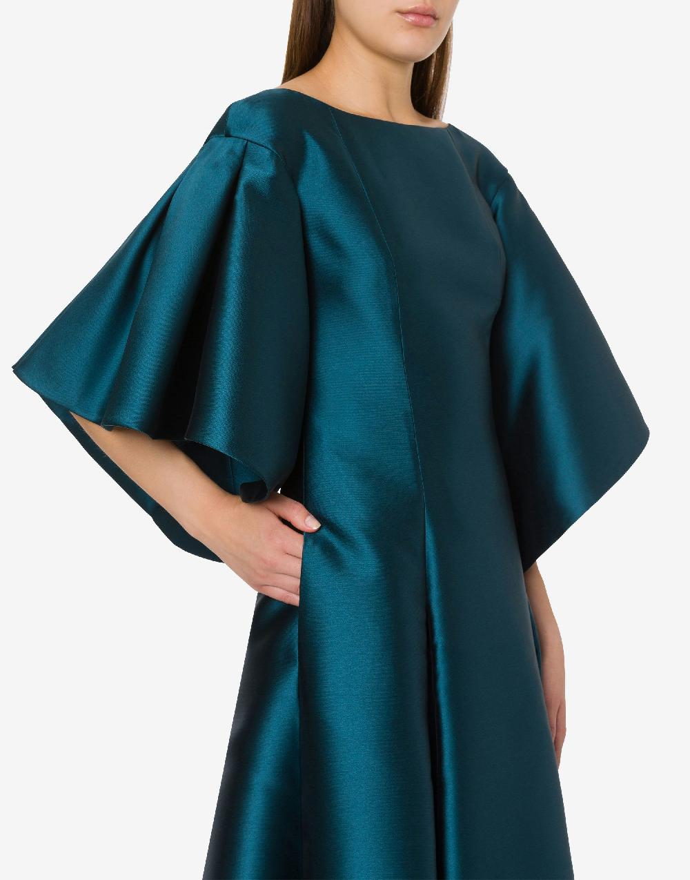 Alberta Ferretti Abito lungo in mikado In Saldo