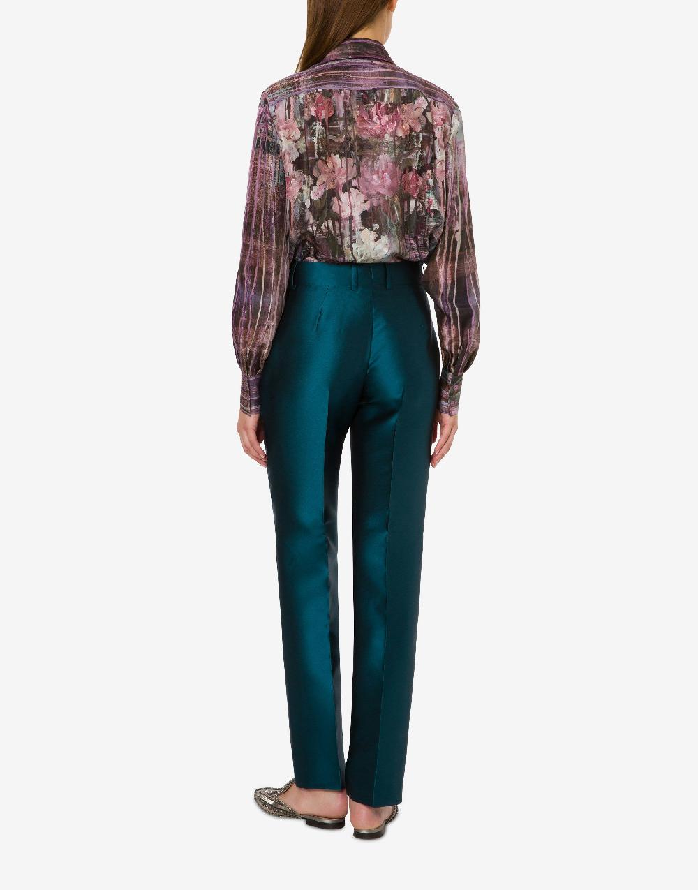 Alberta Ferretti Pantalone in mikado Moda