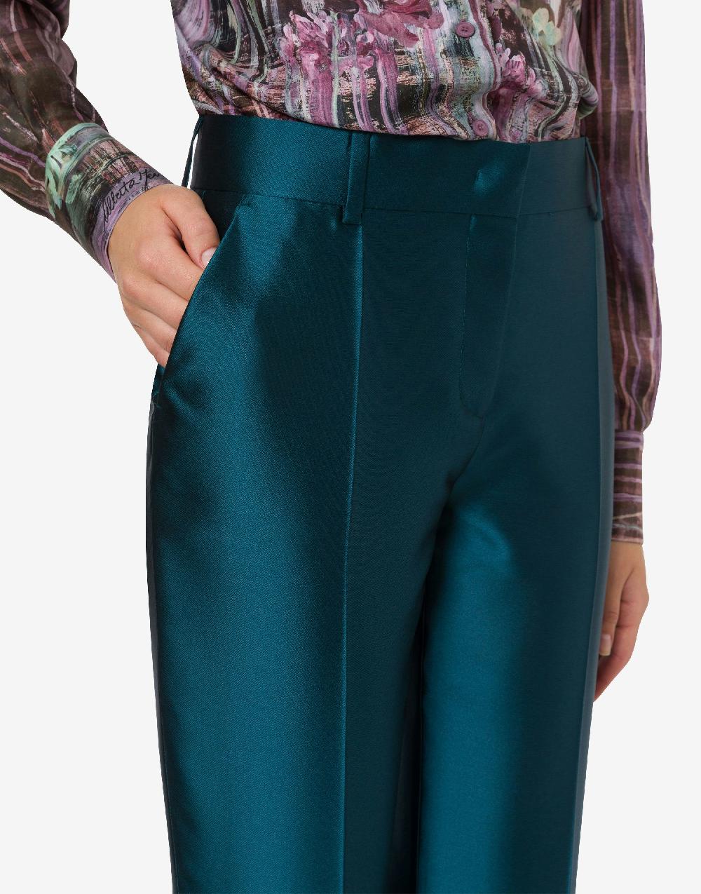 Alberta Ferretti Pantalone in mikado Moda