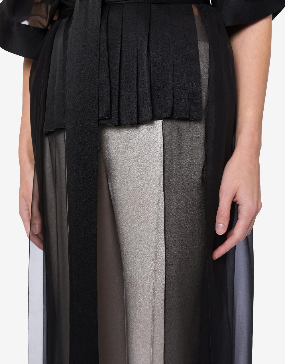 Alberta Ferretti Camicia in raso e chiffon organico Flash Sale