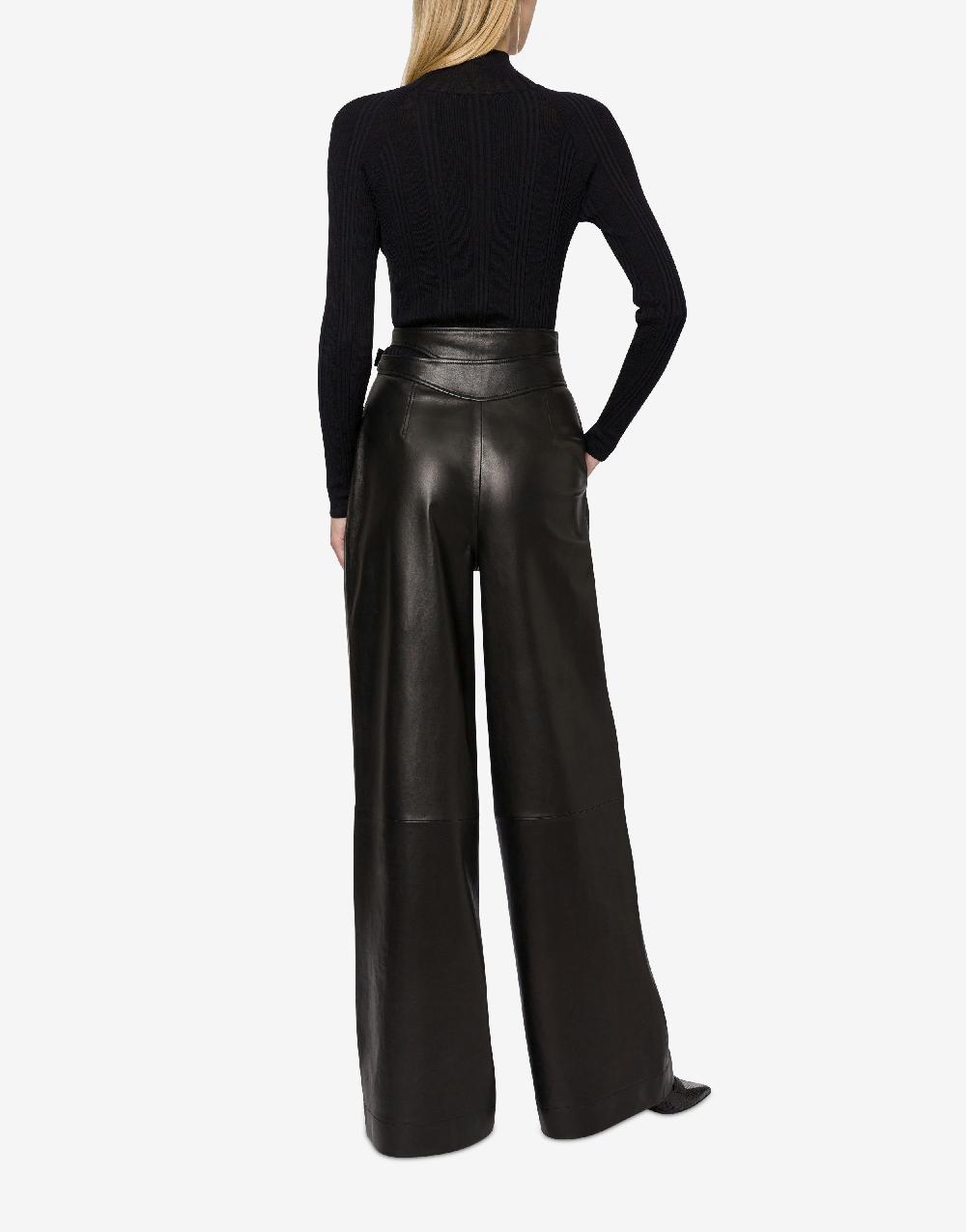 Alberta Ferretti Pantalone in nappa glossy Offerta esclusiva