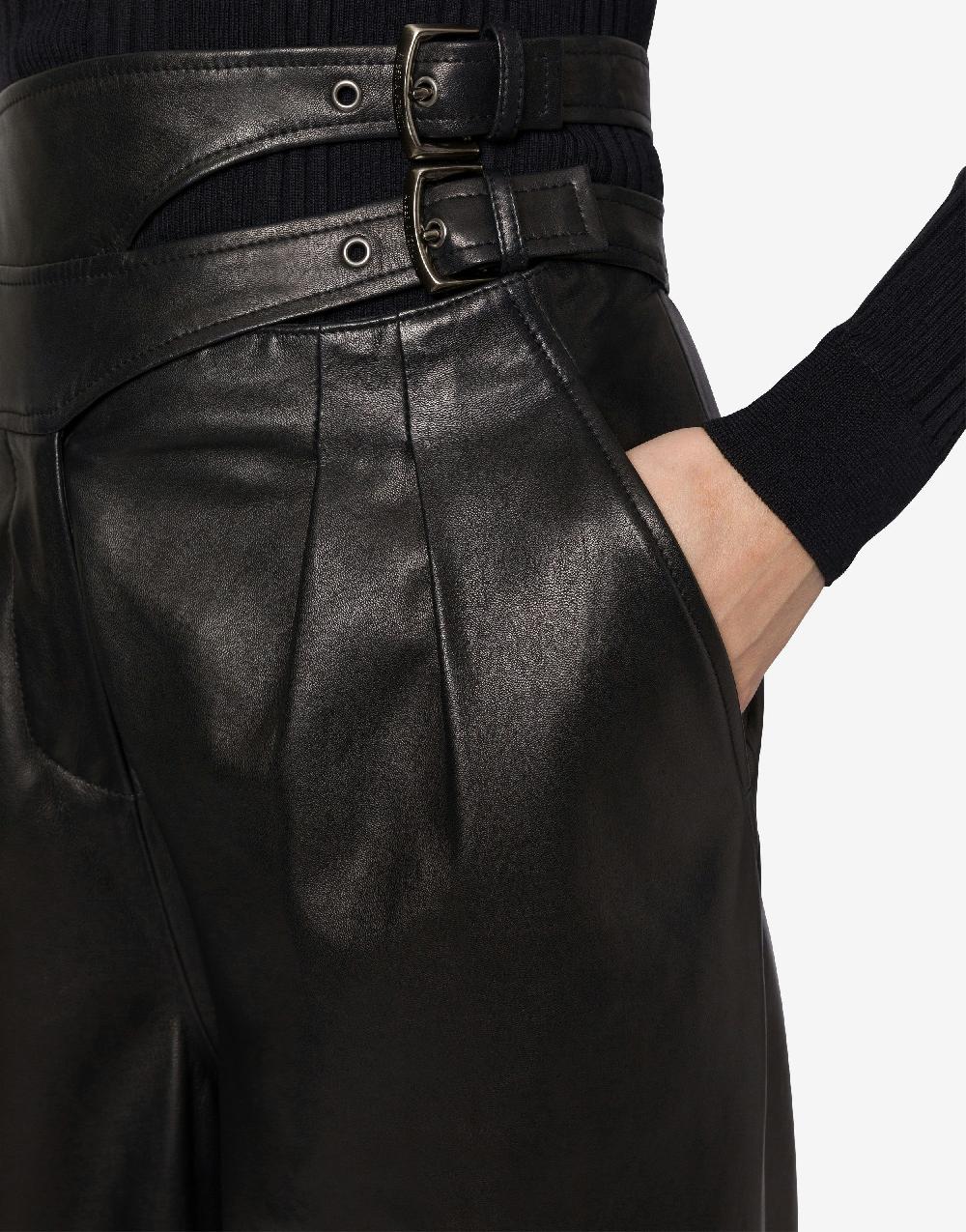 Alberta Ferretti Pantalone in nappa glossy Offerta esclusiva