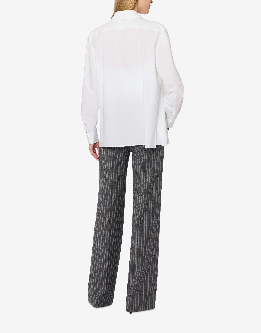 Alberta Ferretti Camicia in popeline stretch con gilet Offerta Anniversario