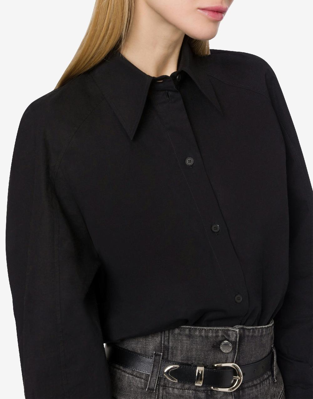 Alberta Ferretti Camicia oversize in popeline stretch Lightning offer