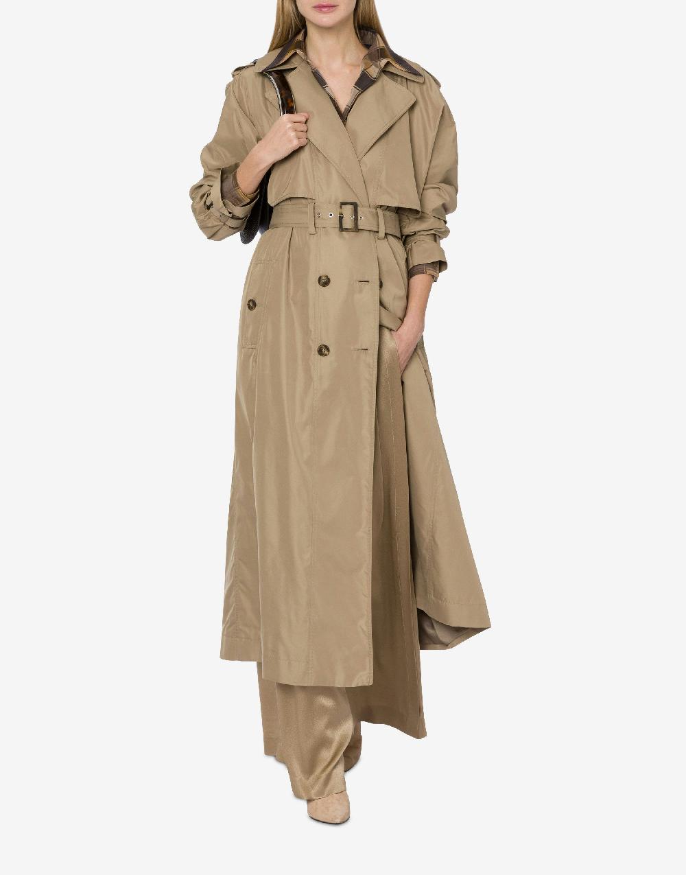 Alberta Ferretti Trench in tessuto tecnico water resistant Liquidazione