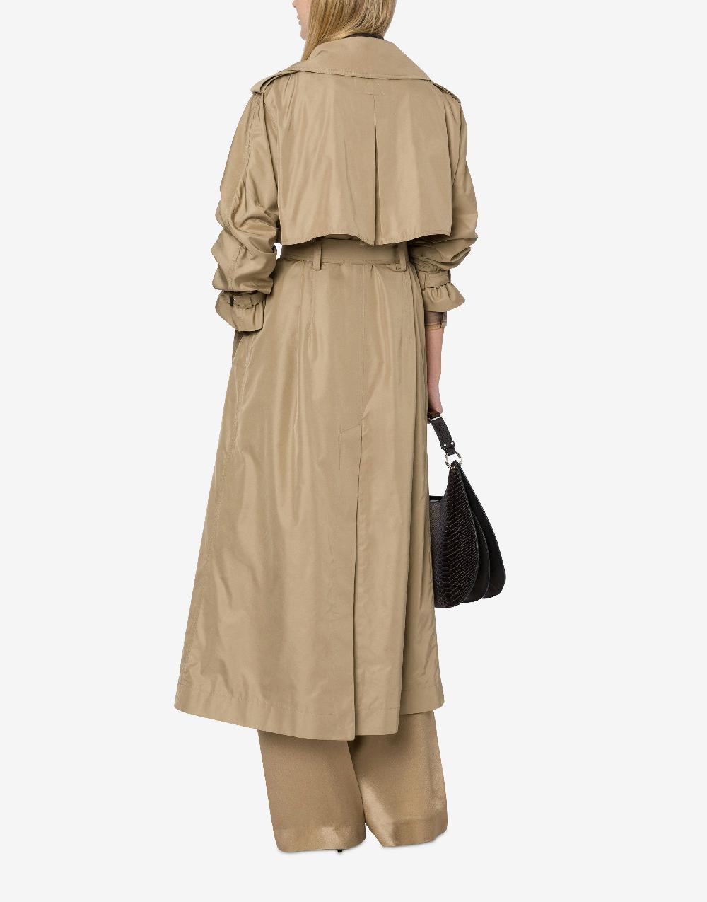Alberta Ferretti Trench in tessuto tecnico water resistant Liquidazione