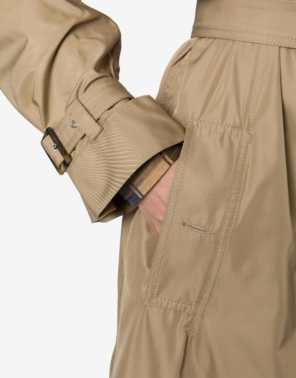 Alberta Ferretti Trench in tessuto tecnico water resistant Liquidazione