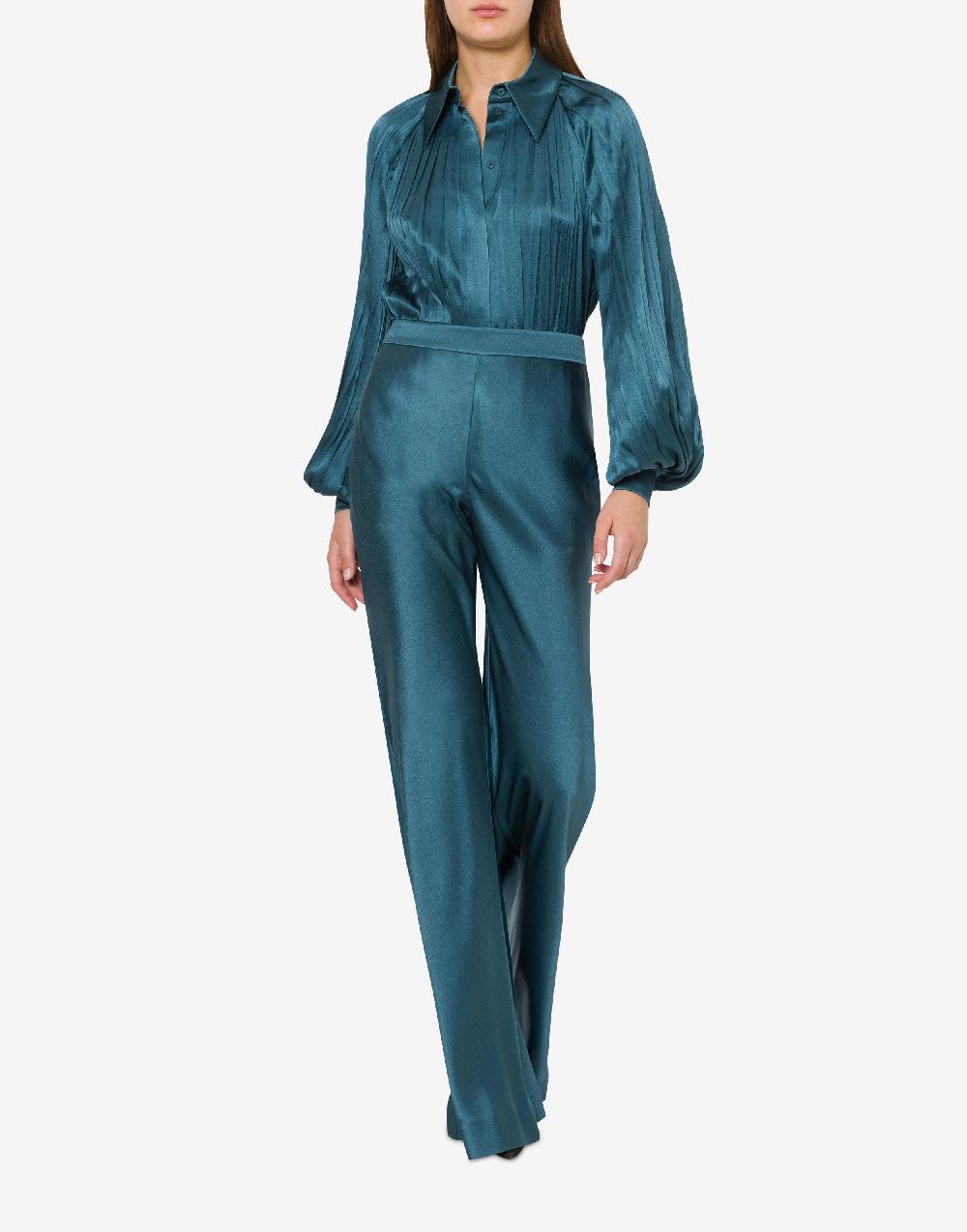 Alberta Ferretti Camicia in raso plissé Offerta settimanale