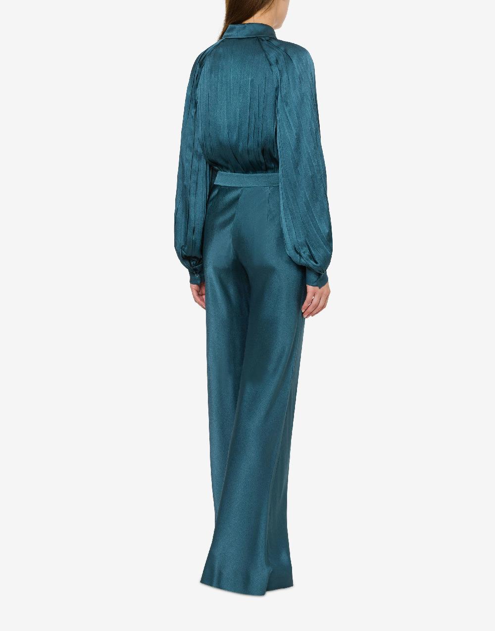Alberta Ferretti Camicia in raso plissé Offerta settimanale