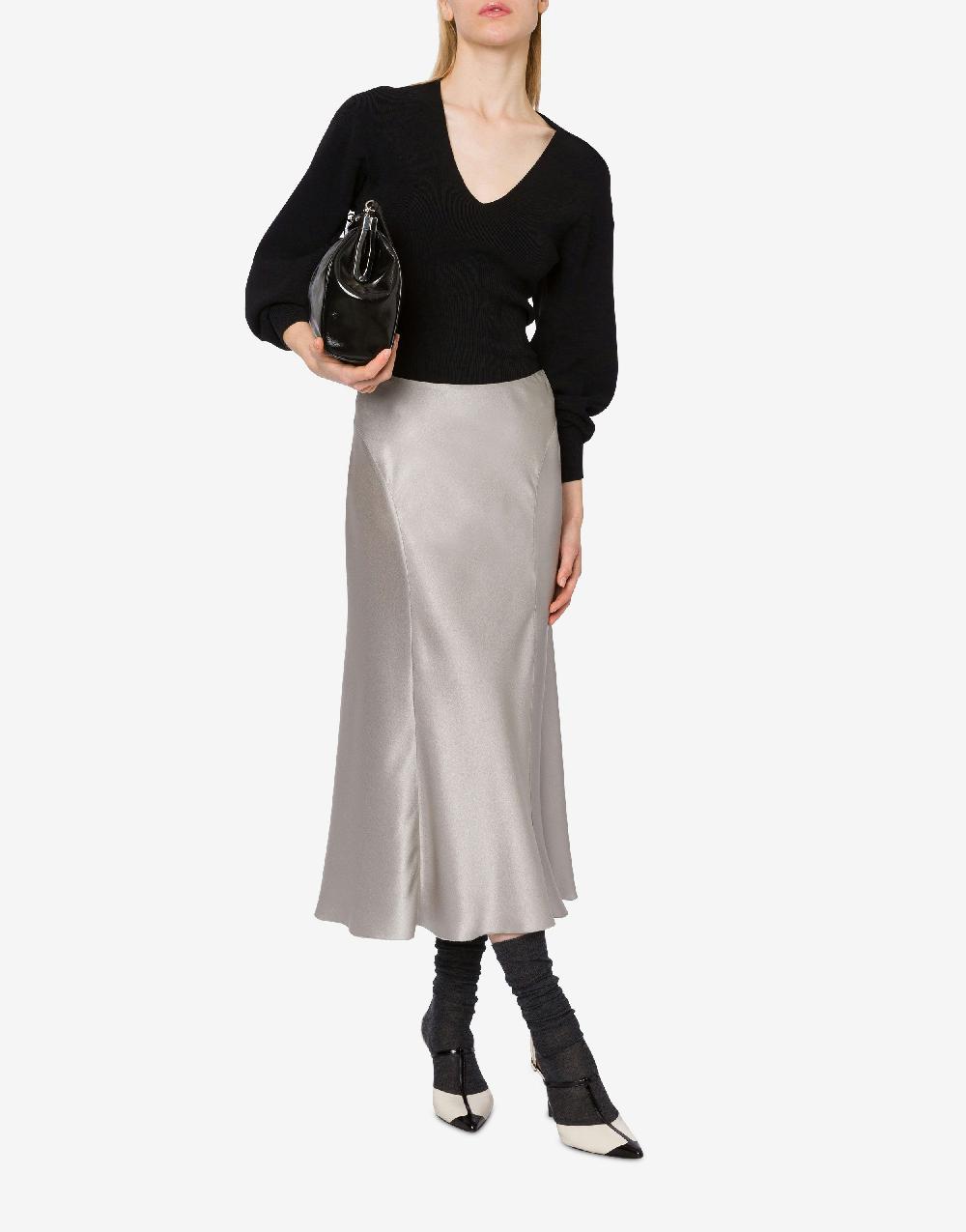 Alberta Ferretti Gonna longuette in raso Ultimo giorno