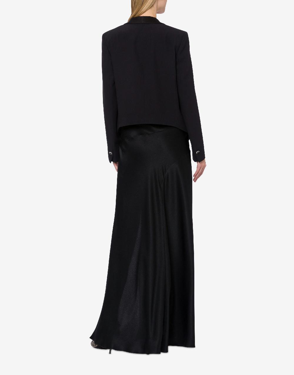 Alberta Ferretti Giacca smoking in enver satin Discount Store per i nuovi prodotti