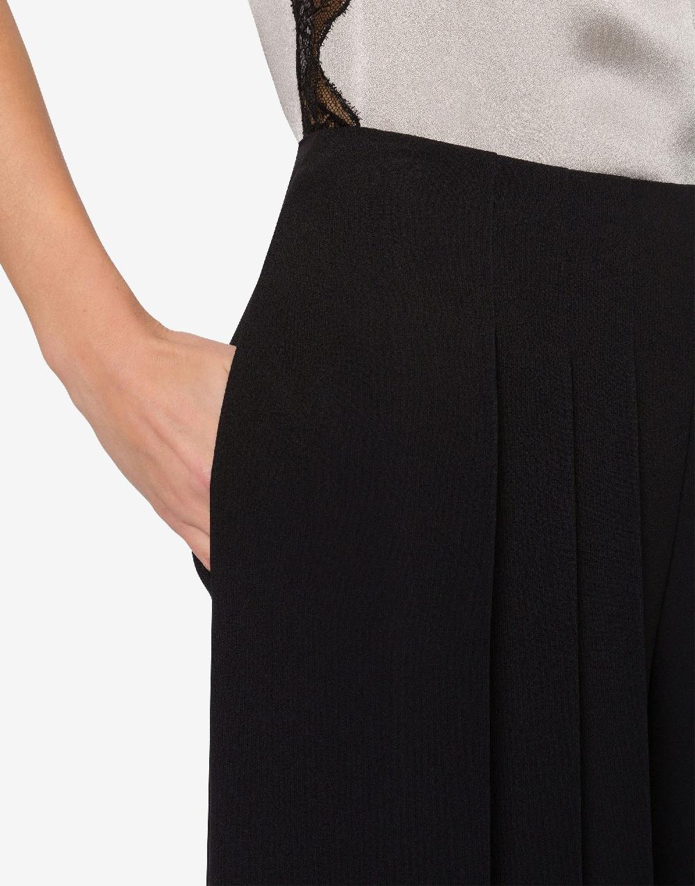Alberta Ferretti Pantalone in enver satin con pieghe Trasporto libero internazionale