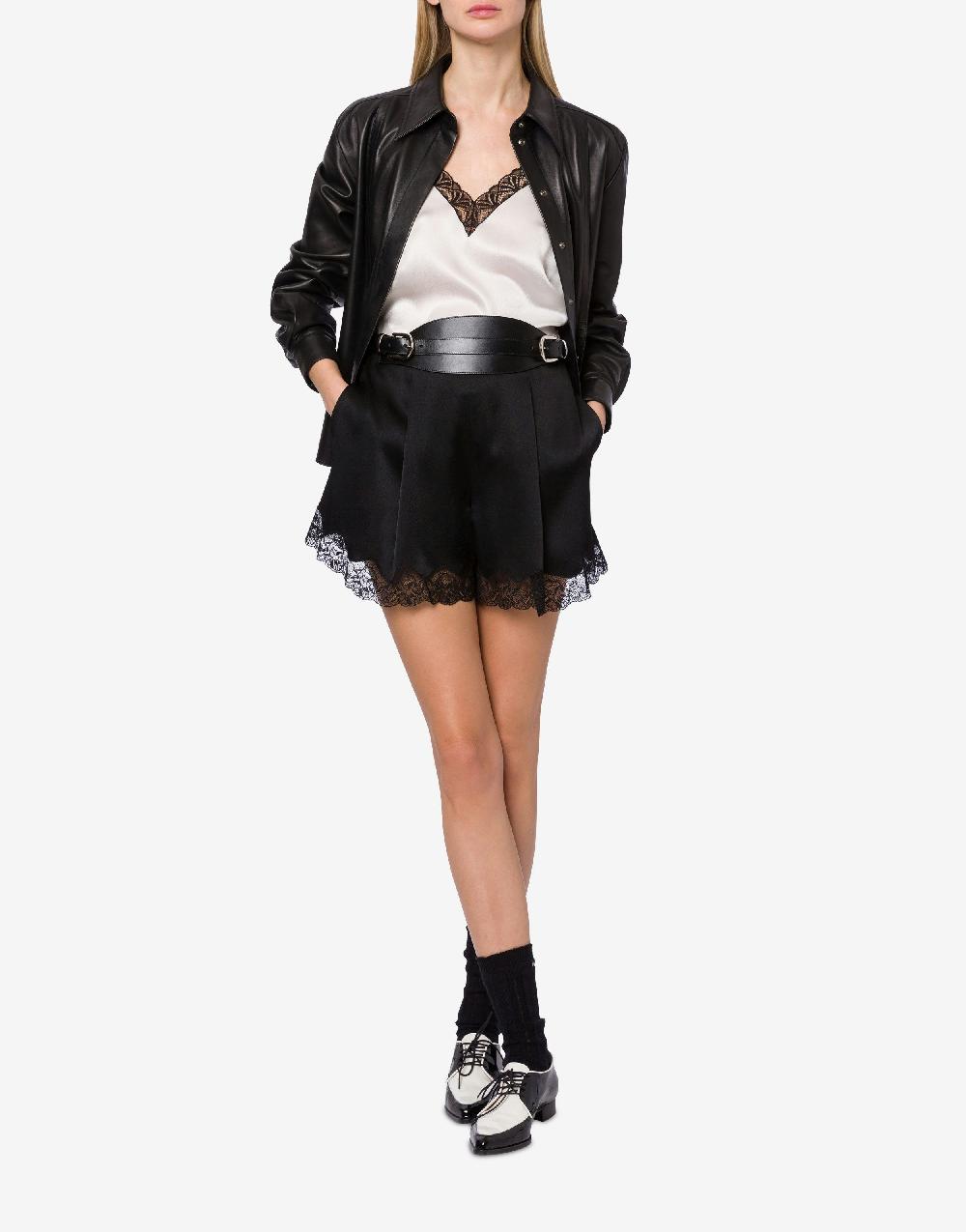 Alberta Ferretti Camicia in nappa glossy Esporta salva