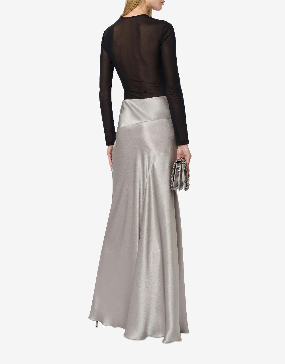 Alberta Ferretti Gonna lunga in raso Sconti questo mese