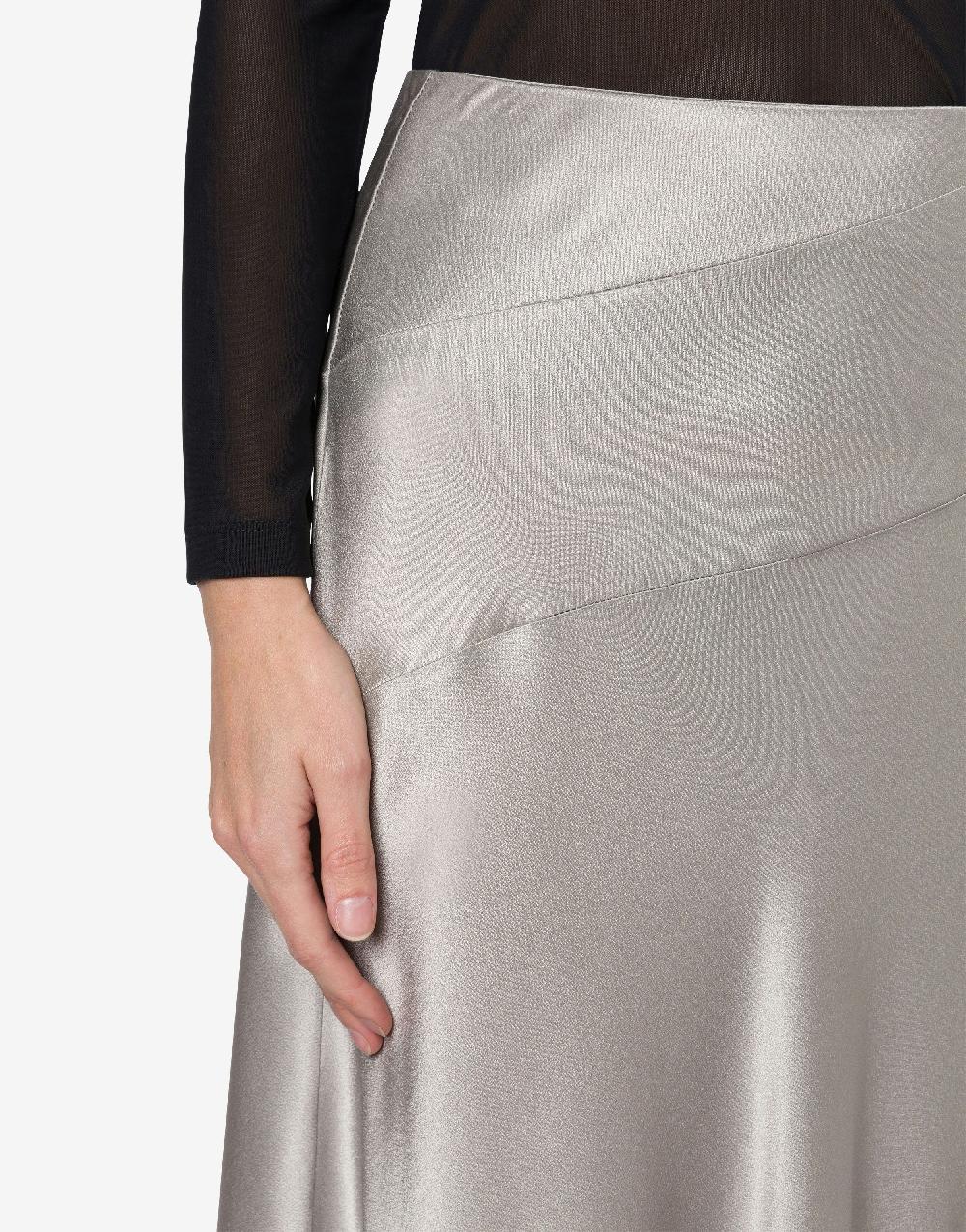 Alberta Ferretti Gonna lunga in raso Sconti questo mese