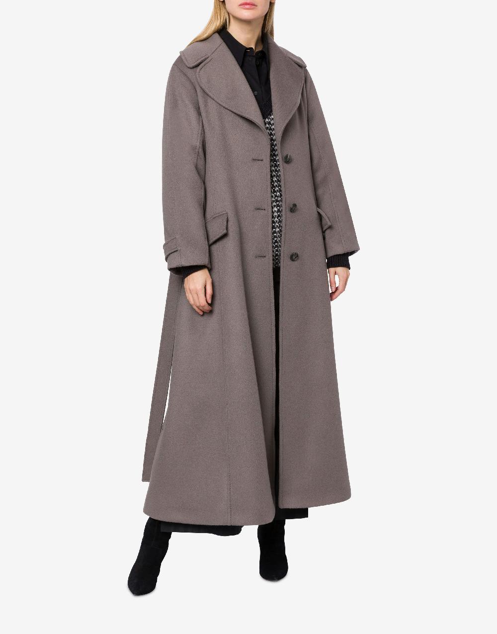 Alberta Ferretti Cappotto in panno di lana e cashmere 2025