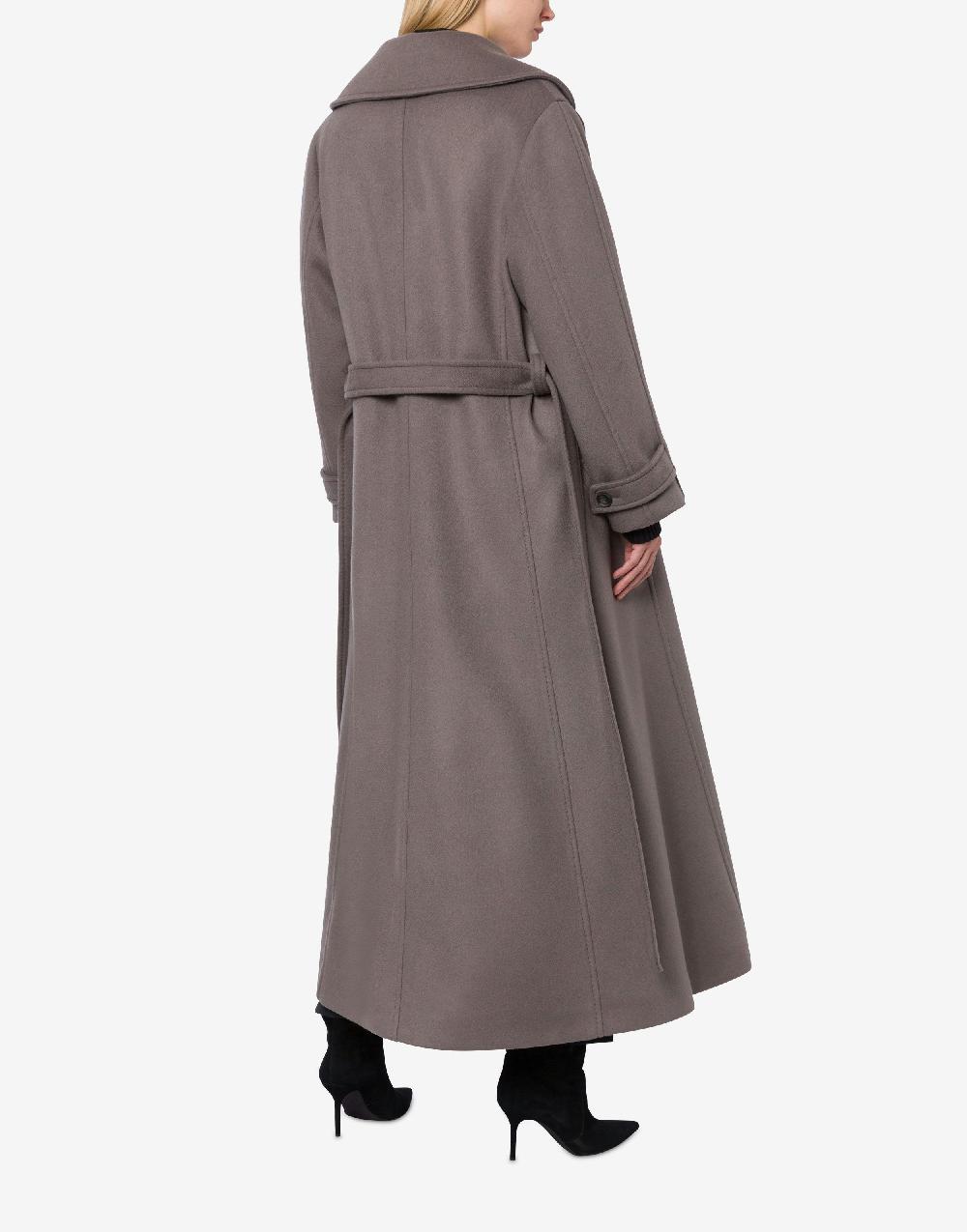 Alberta Ferretti Cappotto in panno di lana e cashmere 2025