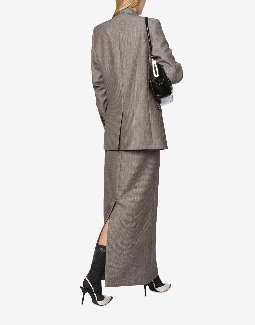 Alberta Ferretti Giacca in tweed di lana Italia