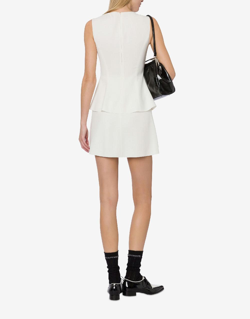 Alberta Ferretti Minidress in cady stretch Qualità Garantita