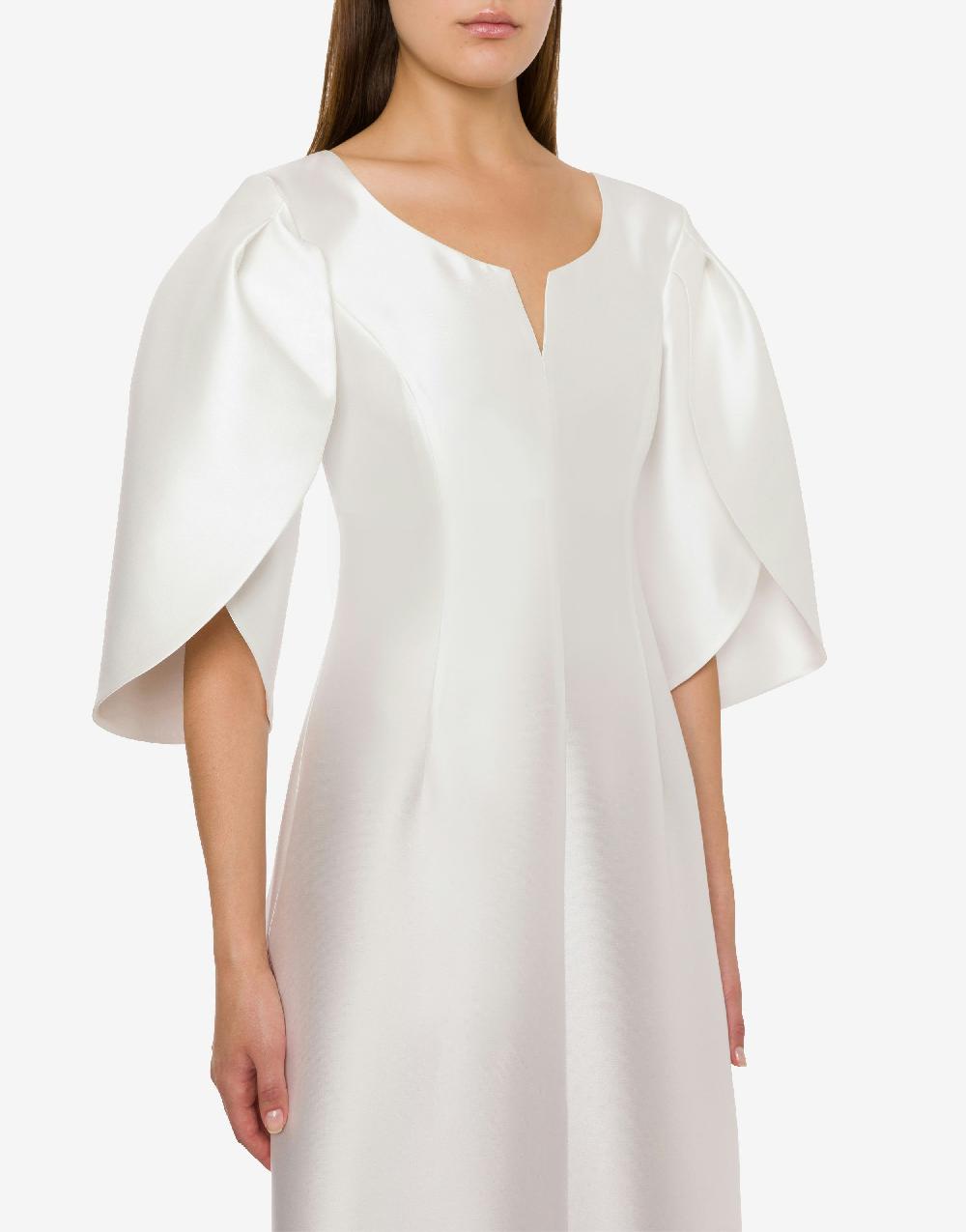 Alberta Ferretti Abito in mikado con maniche tulipano Negozi Online