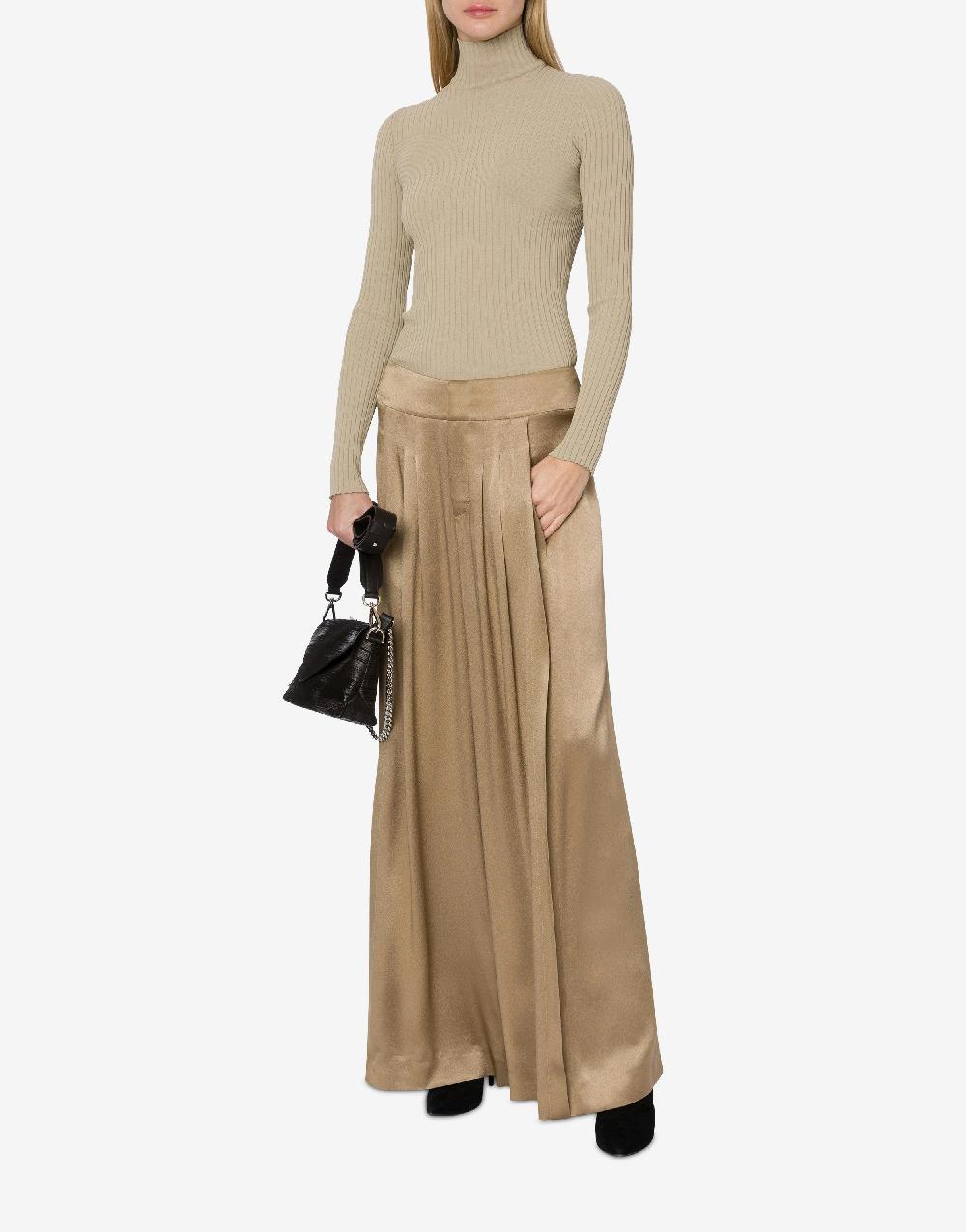 Alberta Ferretti Maglia a collo alto in viscosa stretch Fino Al -60%