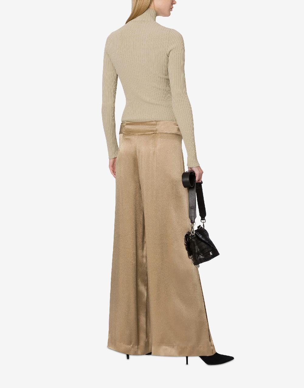Alberta Ferretti Maglia a collo alto in viscosa stretch Fino Al -60%