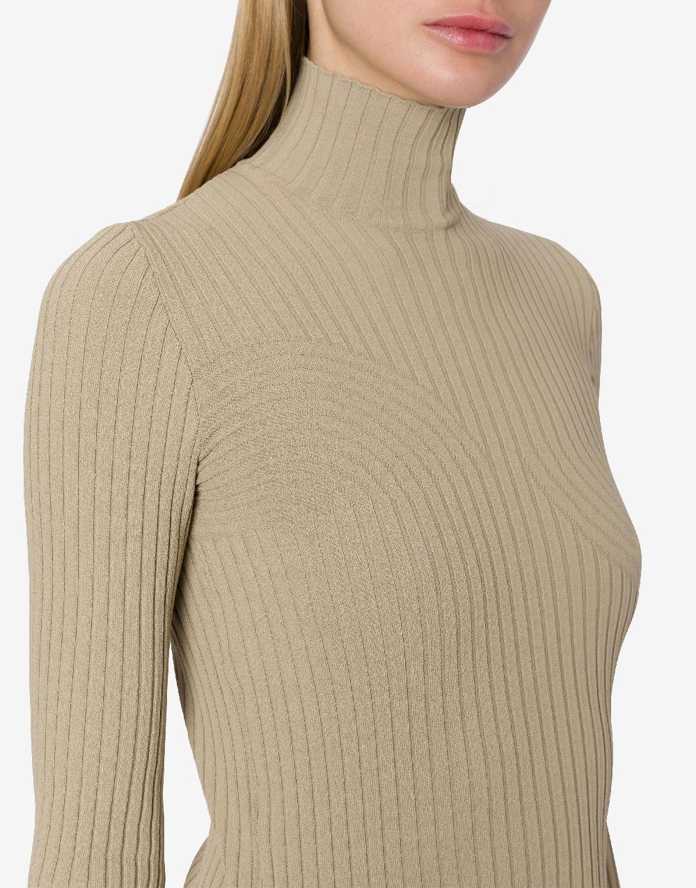 Alberta Ferretti Maglia a collo alto in viscosa stretch Fino Al -60%