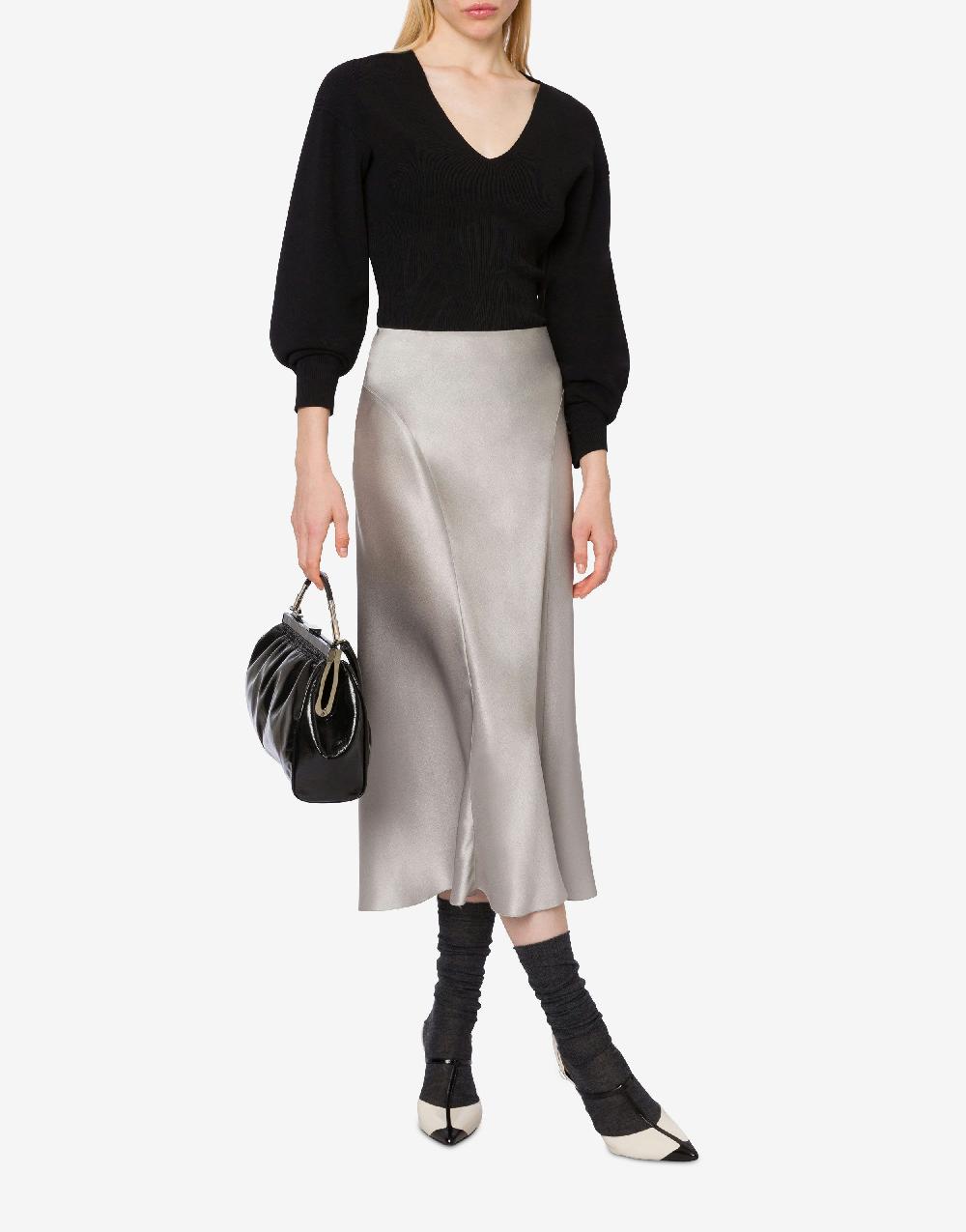Alberta Ferretti Maglia stretch con maniche voluminose Presa