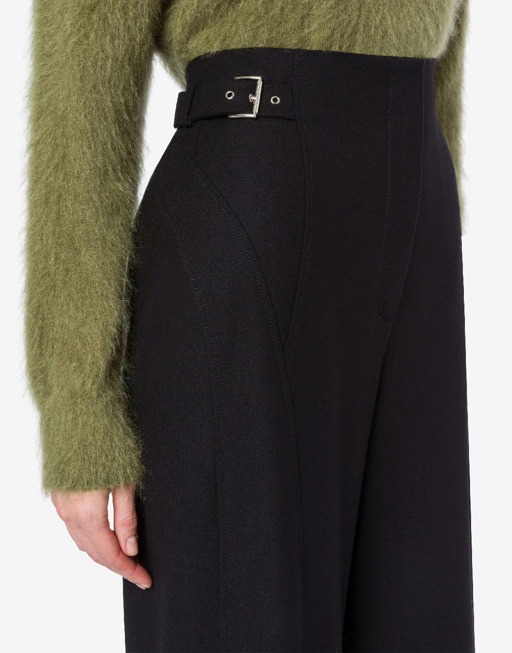 Alberta Ferretti Pantalone in flanella stretch Sconto