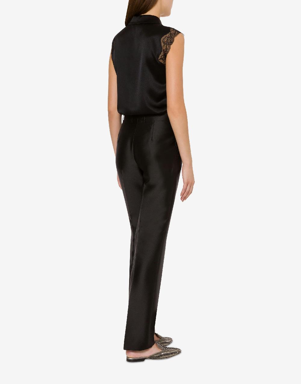 Alberta Ferretti Pantalone in mikado In Vendita