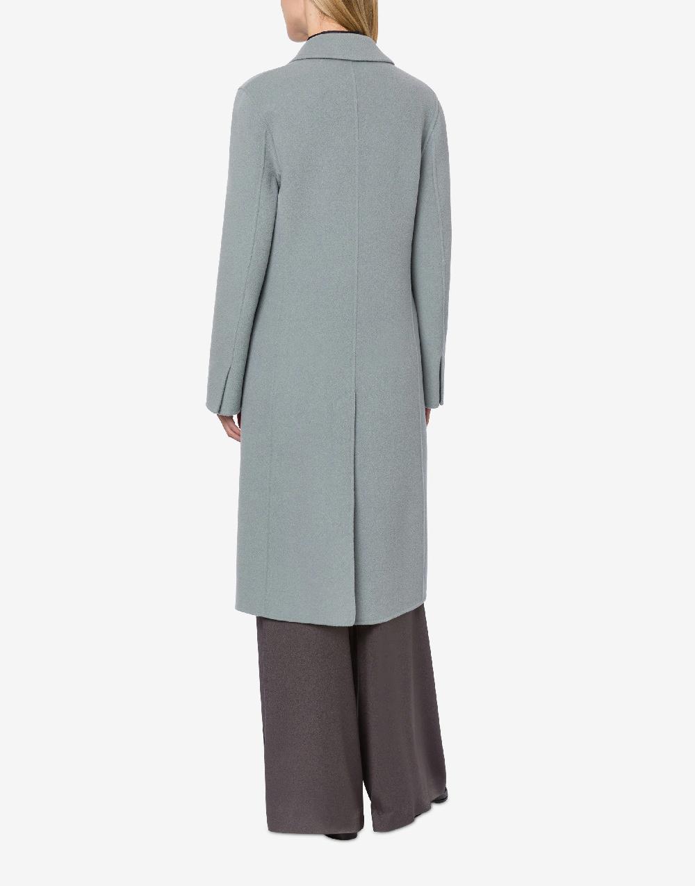 Alberta Ferretti Cappotto doppiopetto in panno double Saldi