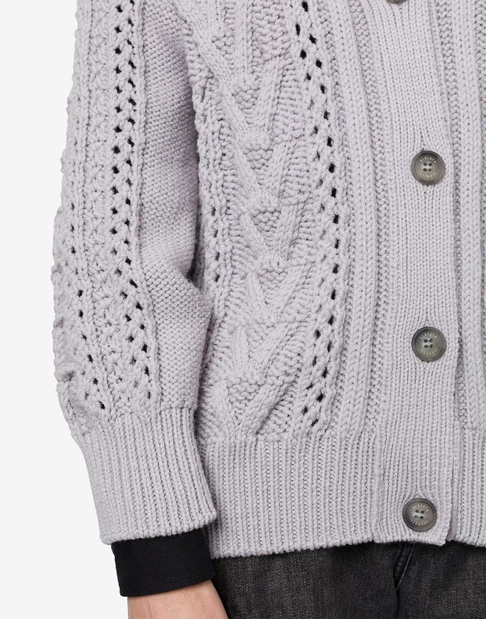 Alberta Ferretti Cardigan oversize in lana Offerte