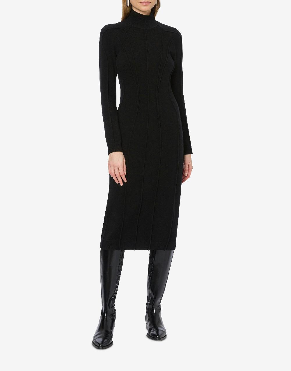 Alberta Ferretti Abito longuette in lana e cashmere Prezzo di fabbrica