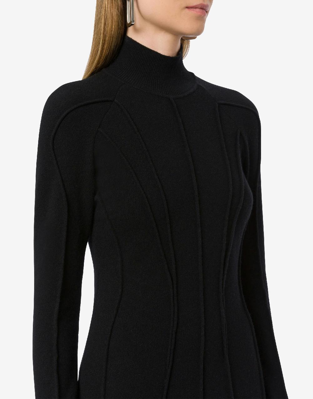 Alberta Ferretti Abito longuette in lana e cashmere Prezzo di fabbrica