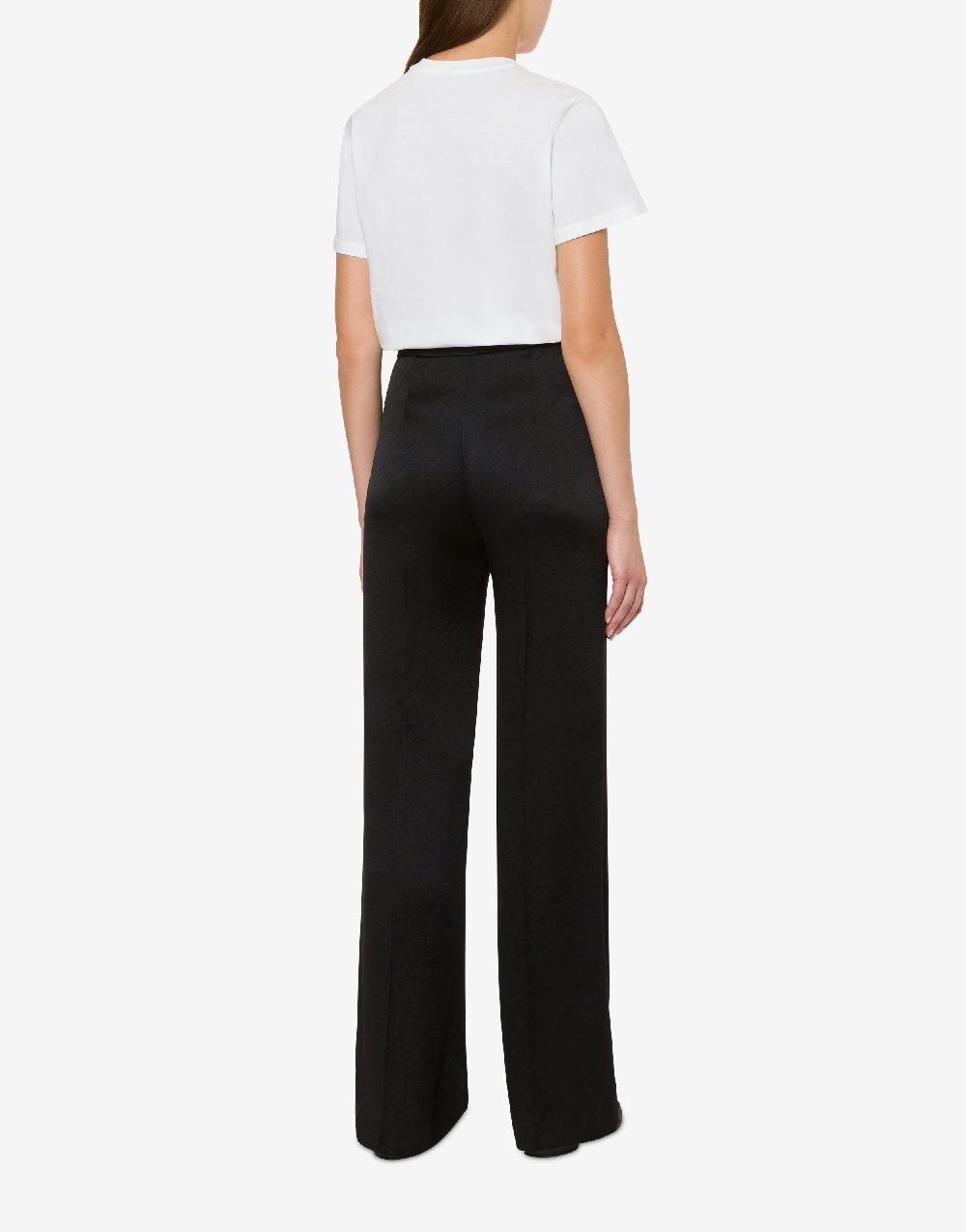 Alberta Ferretti T-shirt in jersey organico con ricamo Grande vendita