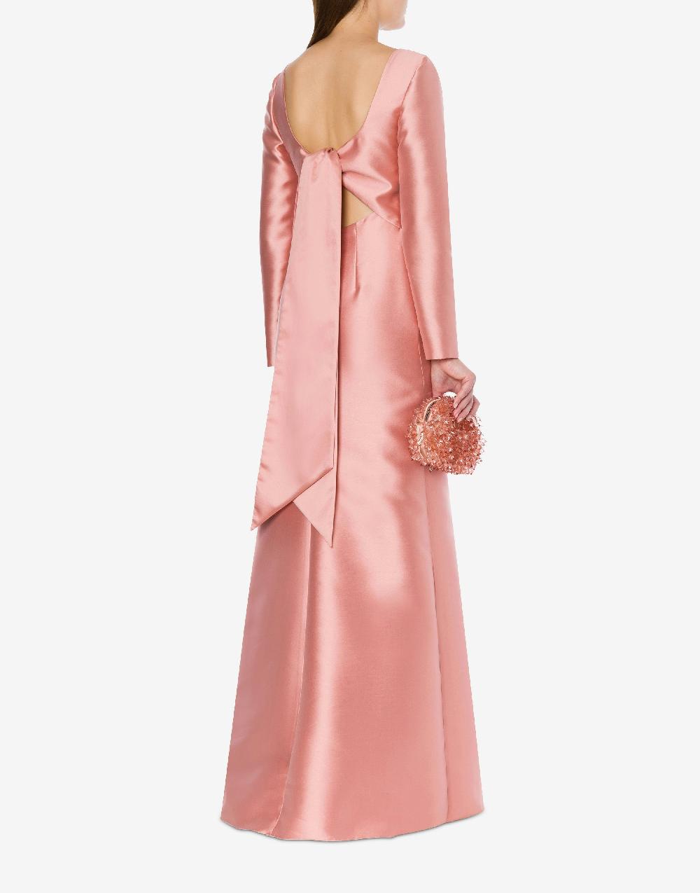 Alberta Ferretti Abito lungo in mikado Cocktail Offerta San Valentino