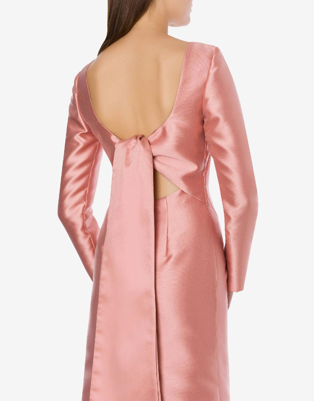 Alberta Ferretti Abito lungo in mikado Cocktail Offerta San Valentino