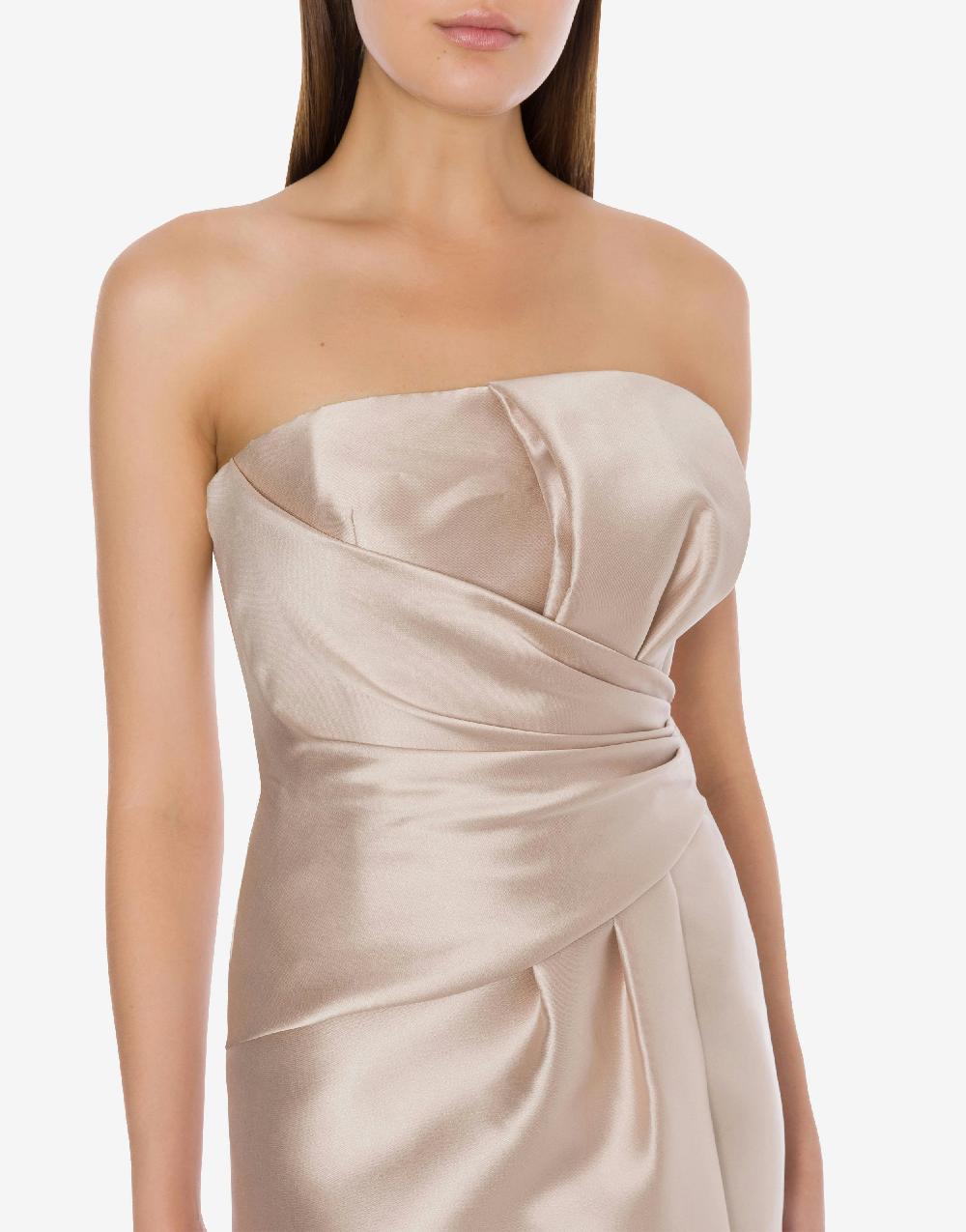 Alberta Ferretti Abito longuette in mikado Cocktail Offerta Anniversario