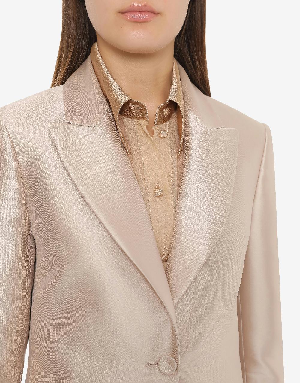 Alberta Ferretti Giacca in mikado Cocktail Online Outlet