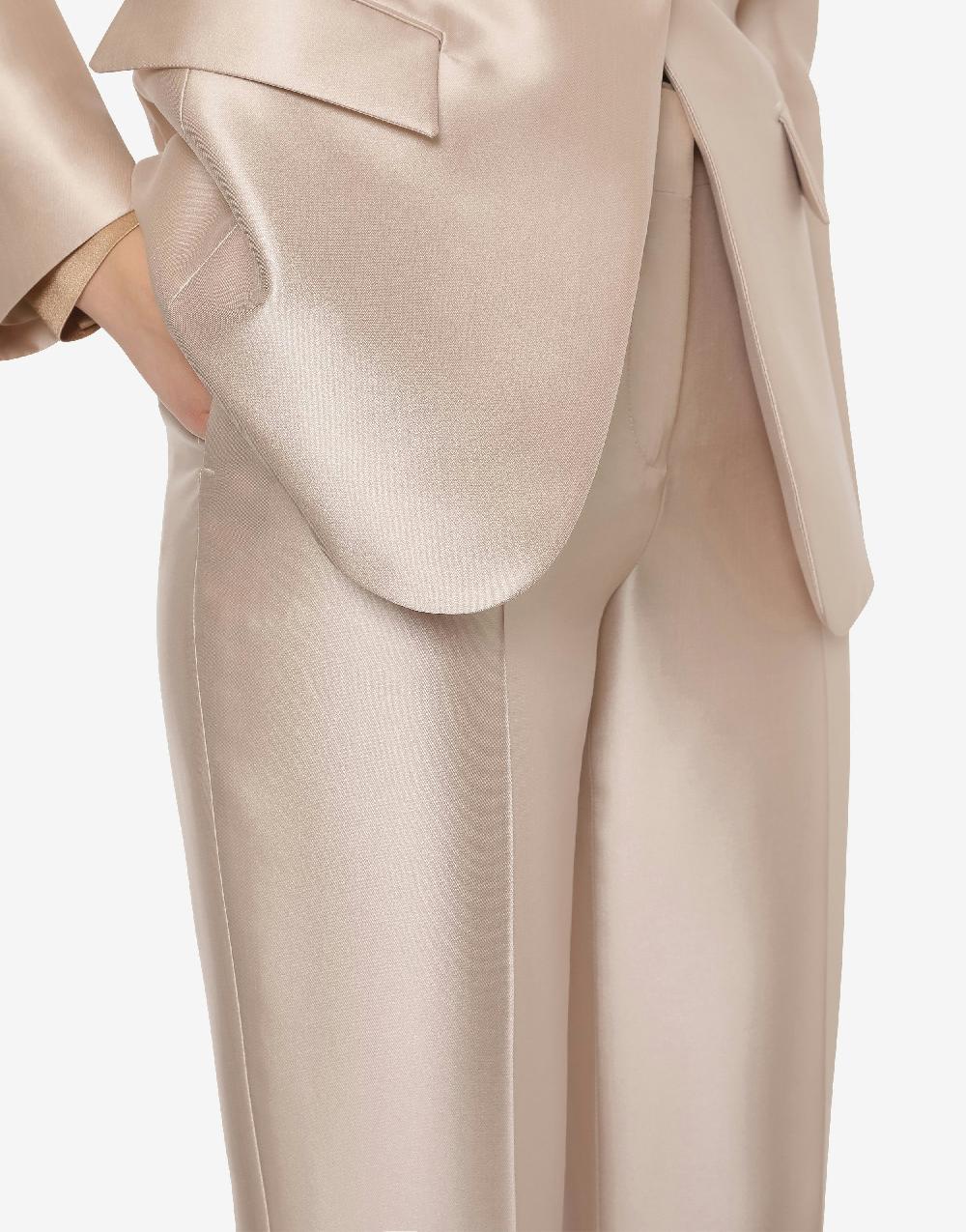 Alberta Ferretti Pantalone in mikado Cocktail Offerta temporanea