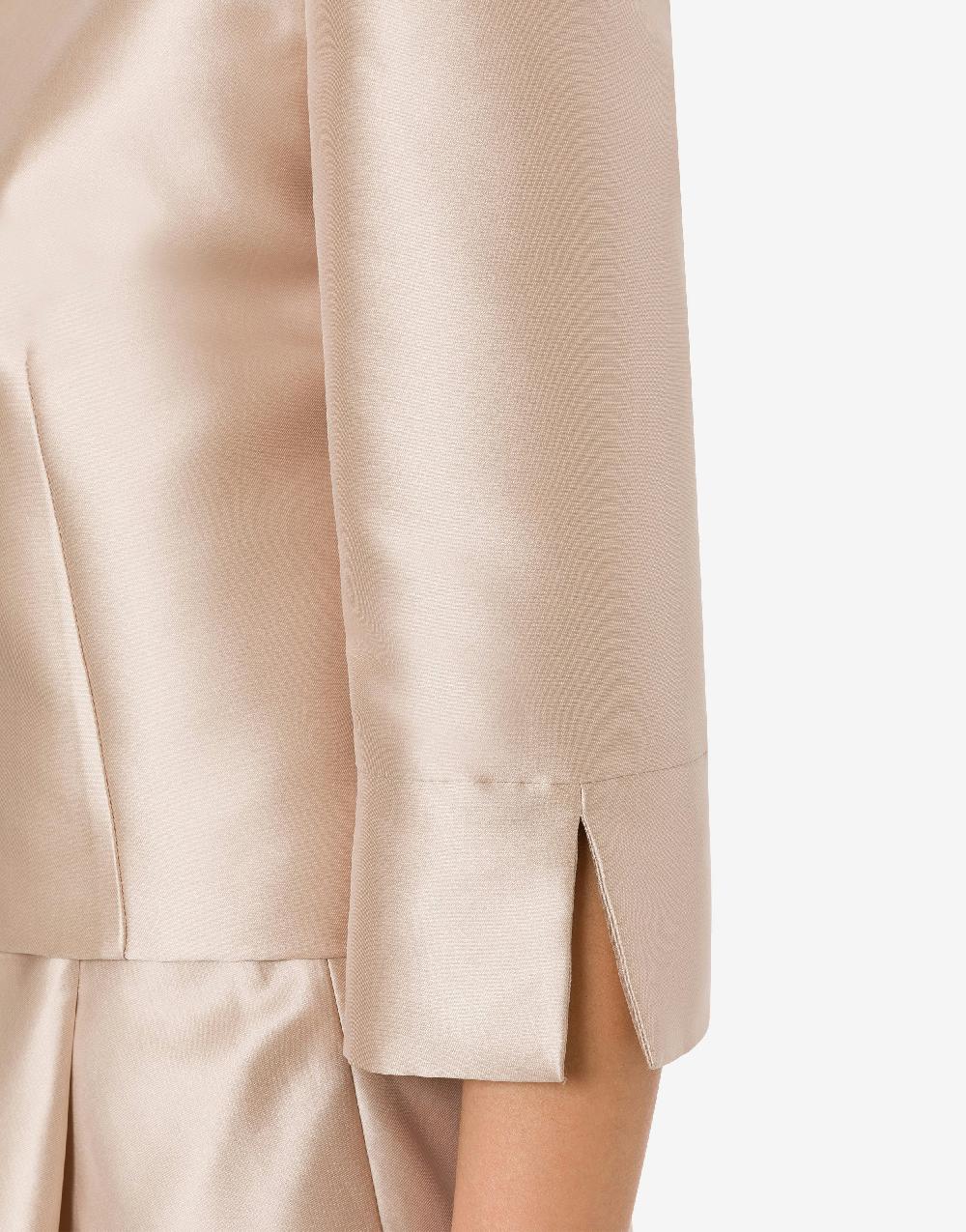 Alberta Ferretti Giacca corta in mikado Offerte esclusive