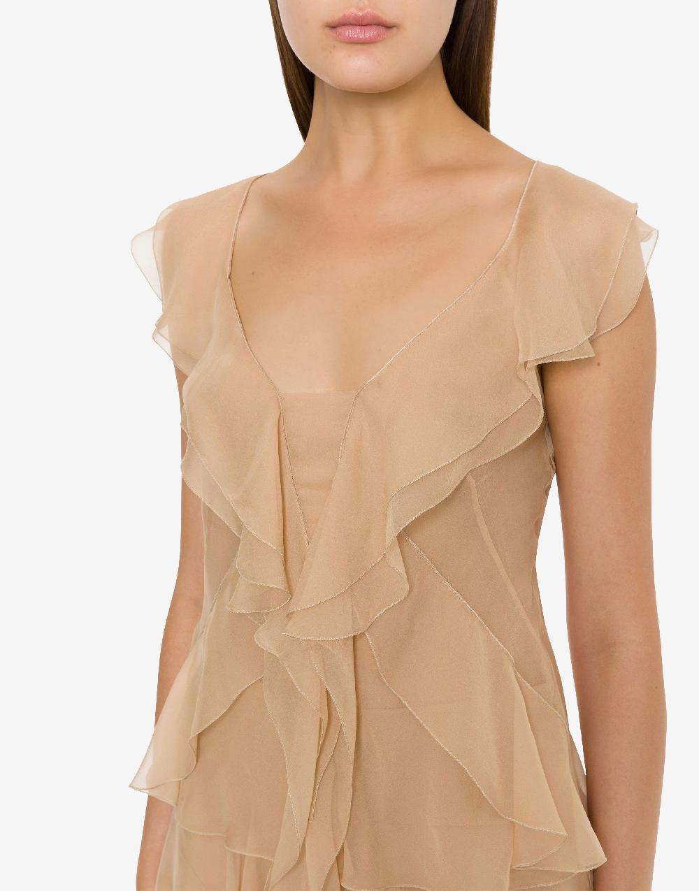 Alberta Ferretti Top in chiffon organico Bestseller