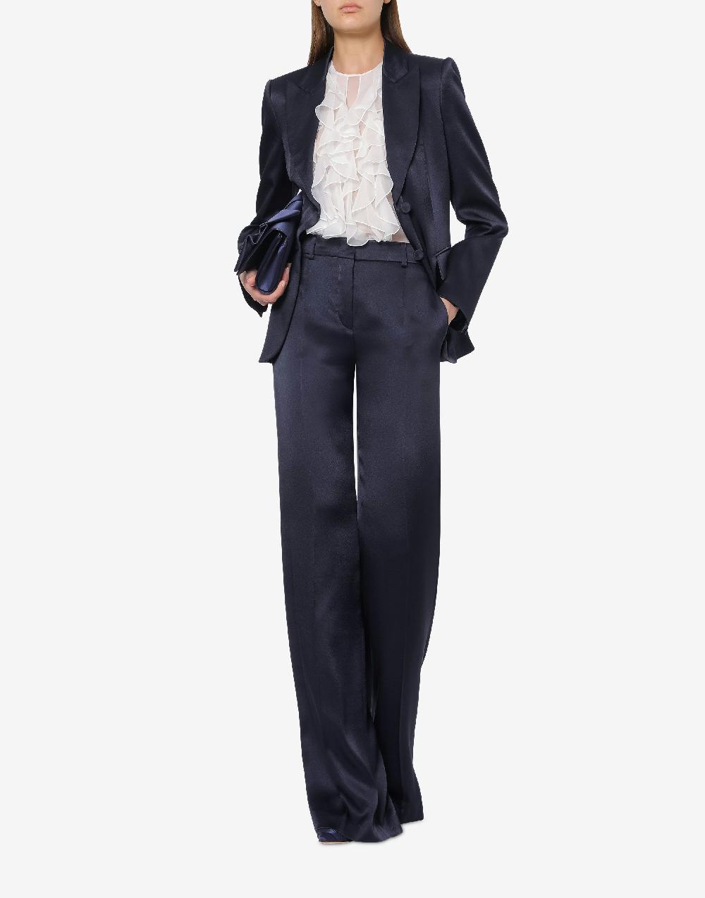 Alberta Ferretti Pantalone in raso Cocktail Offerte giornaliere