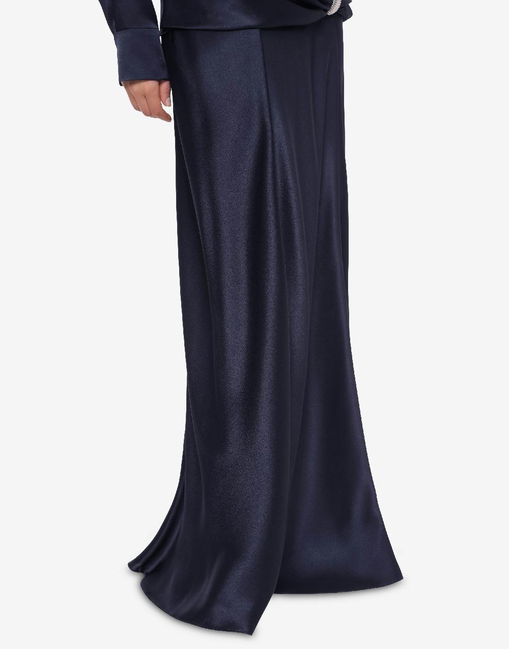 Alberta Ferretti Gonna lunga in raso Sconti VIP