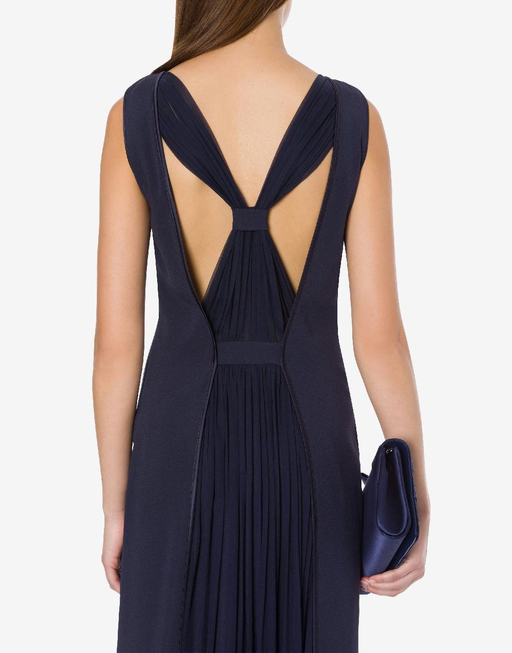 Alberta Ferretti Abito lungo in enver satin Prezzo basso